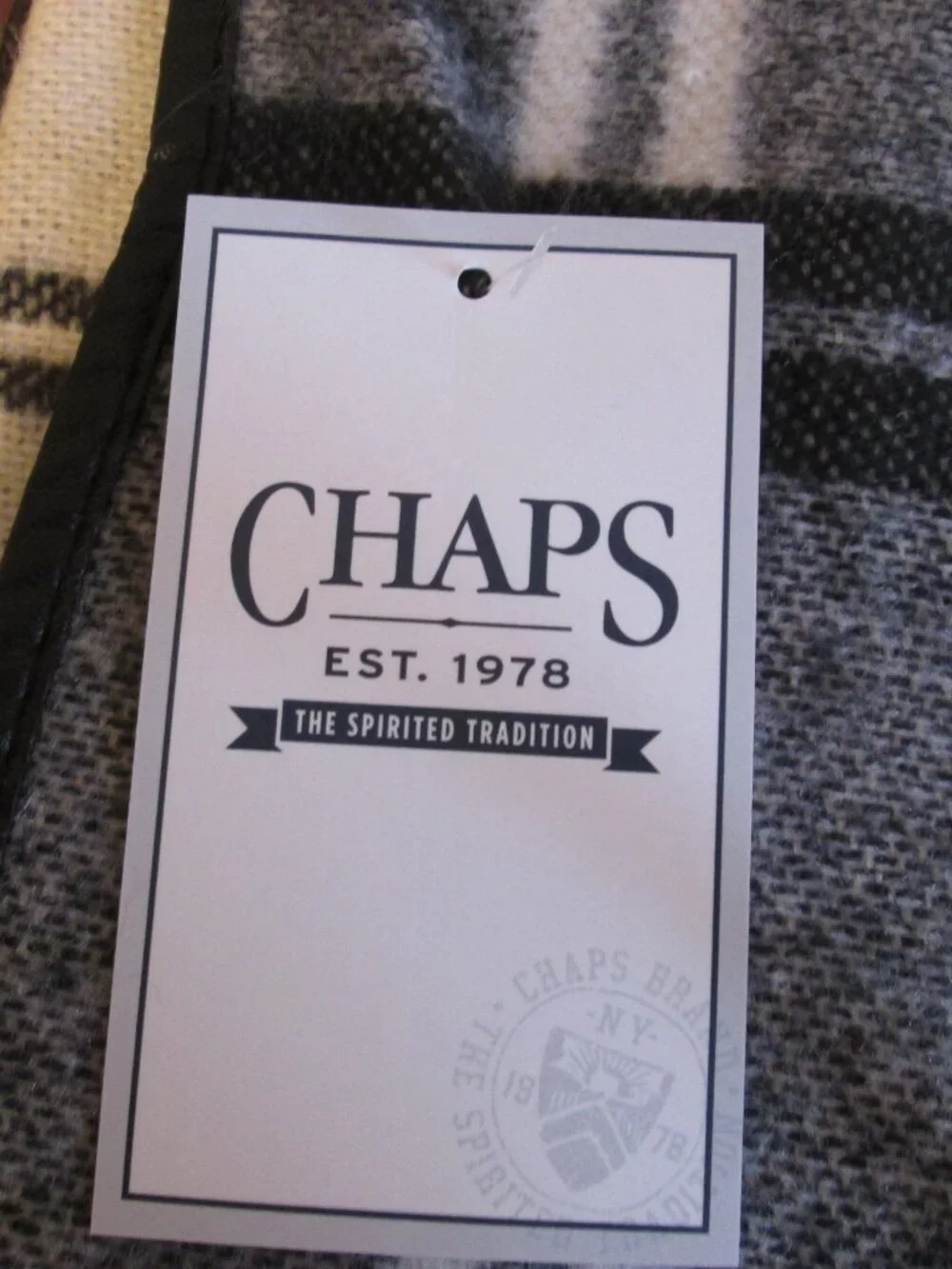 New Chaps Women's Wrap Ruana Plaid (Shawl)